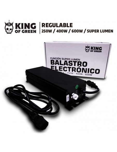 Ballast Electronico Regulable 600W - King of Green