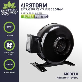 Extractor Centrifugo 125mm - Grow Genetics