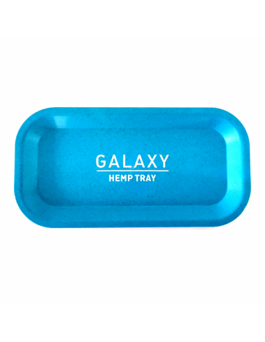 BIODEGRADABLE BLUE HEMP ROLLING TRAY-GALAXY