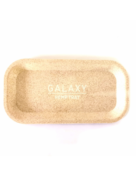 BIODEGRADABLE WHITE HEMP ROLLING TRAY-GALAXY