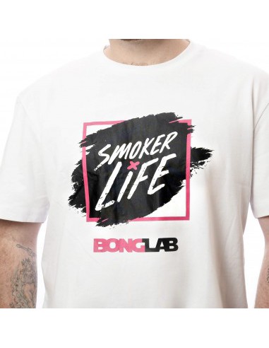 WHITE SHIRT SMOKER LIFE XL-BONGLAB