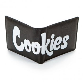 TEXTURED LEATHER BLACK WALLET-COOKIES
