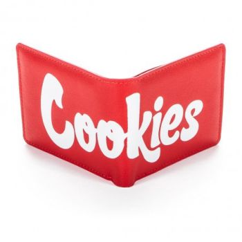 TEXTURED LEATHER RED WALLET-COOKIES