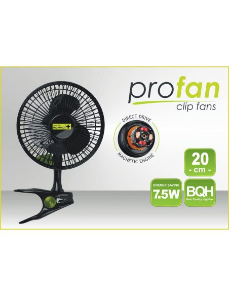 CLIP FAN 20CM/12W-GARDEN HIGHPRO