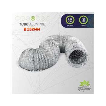 Tubo Aluminio Flexible 152mm x 2mt - Grow Genetics