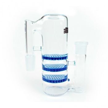 ATRAPA CENIZA PANAL TRIPLE BLUE 14MM -BONGLAB