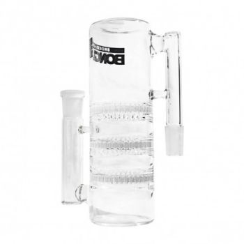 ATRAPA CENIZA PANAL TRIPLE CLEAR 14MM-BONGLAB