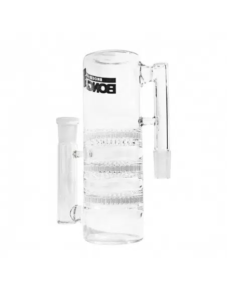 ATRAPA CENIZA PANAL TRIPLE CLEAR 14MM-BONGLAB
