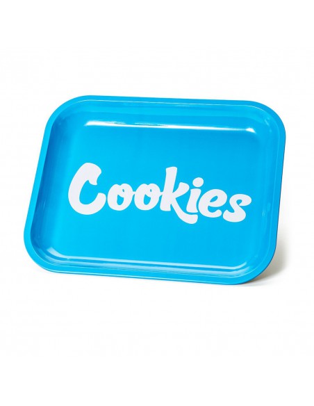 METAL ROLLING TRAY BLUE LARGE-COOKIES