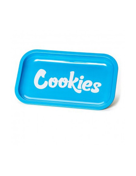 METAL ROLLING TRAY BLUE MEDIUM-COOKIES