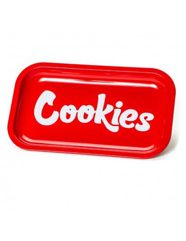 METAL ROLLING TRAY RED MEDIUM-COOKIES