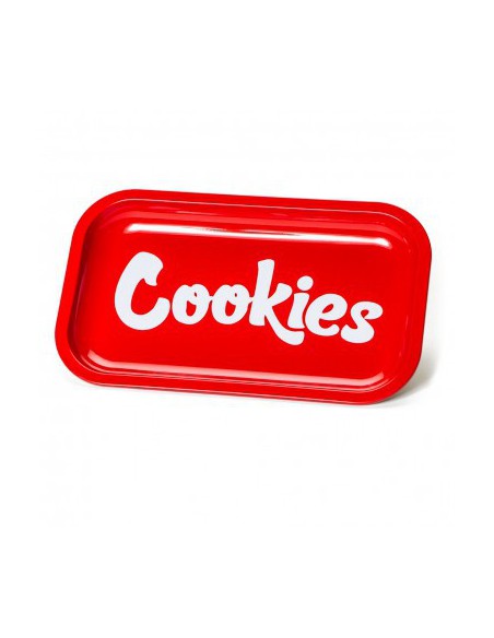 METAL ROLLING TRAY RED MEDIUM-COOKIES