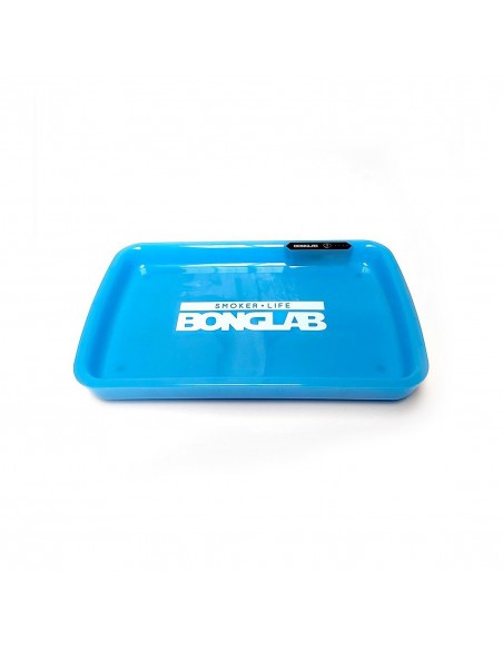 NEON TRAY BANDEJA ENROLADO LED AZUL-BONGLAB