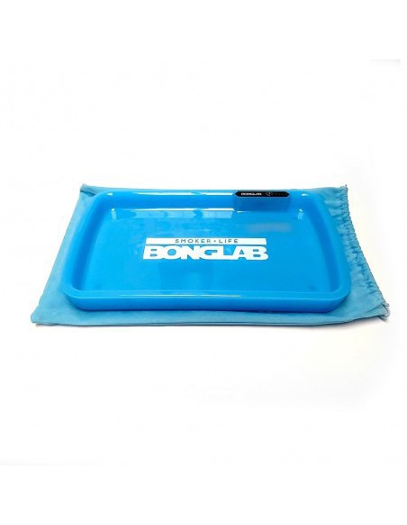 NEON TRAY BANDEJA ENROLADO LED AZUL-BONGLAB