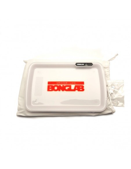 NEON TRAY BANDEJA ENROLADO LED BLANCA-BONGLAB