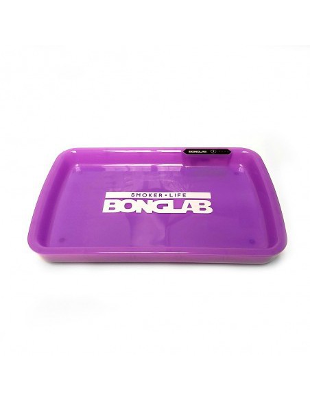 NEON TRAY BANDEJA ENROLADO LED MORADA-BONGLAB