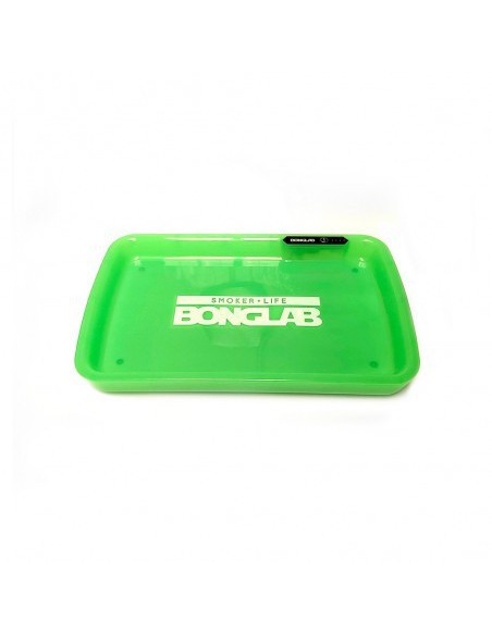 NEON TRAY BANDEJA ENROLADO LED VERDE-BONGLAB