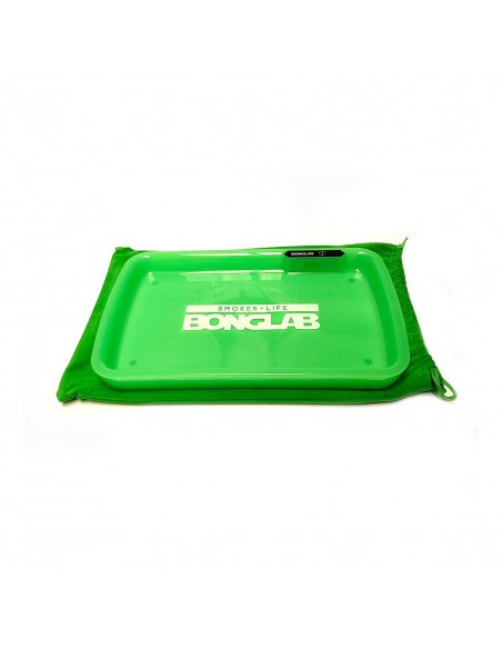 NEON TRAY BANDEJA ENROLADO LED VERDE-BONGLAB