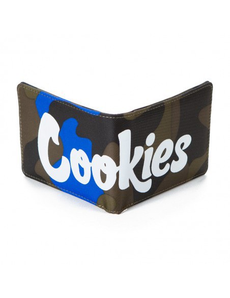 NYLON BILLFOLD BLUE CAMO WALLET-COOKIES