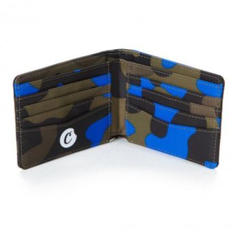 NYLON BILLFOLD BLUE CAMO WALLET-COOKIES