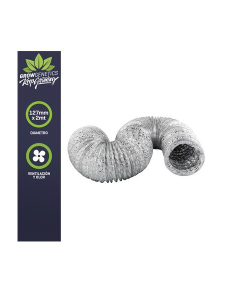 Ducto Aluminio Flexible 127Mm X 2Mt Grow Genetics