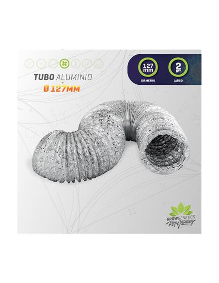 Ducto Aluminio Flexible 127Mm X 2Mt Grow Genetics