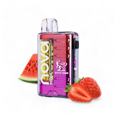 VAPORIZADOR DESECHABLE NOVA 20000 ZERO STRAWBERRY WATERMELON-KEYSTONE