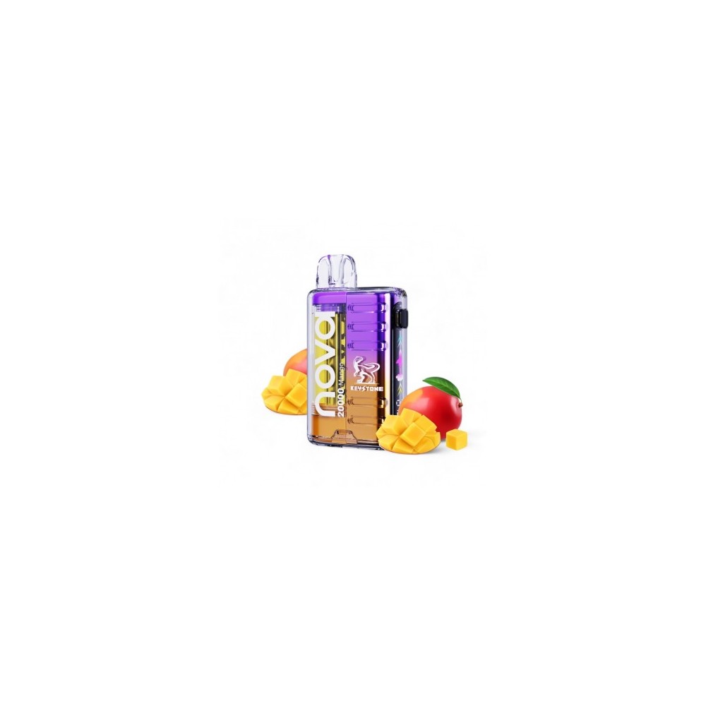 VAPORIZADOR DESECHABLE NOVA 20000 ZERO MANGO-KEYSTONE