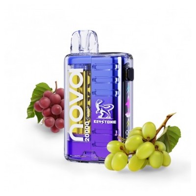 VAPORIZADOR DESECHABLE NOVA 20000 ZERO GRAPE-KEYSTONE