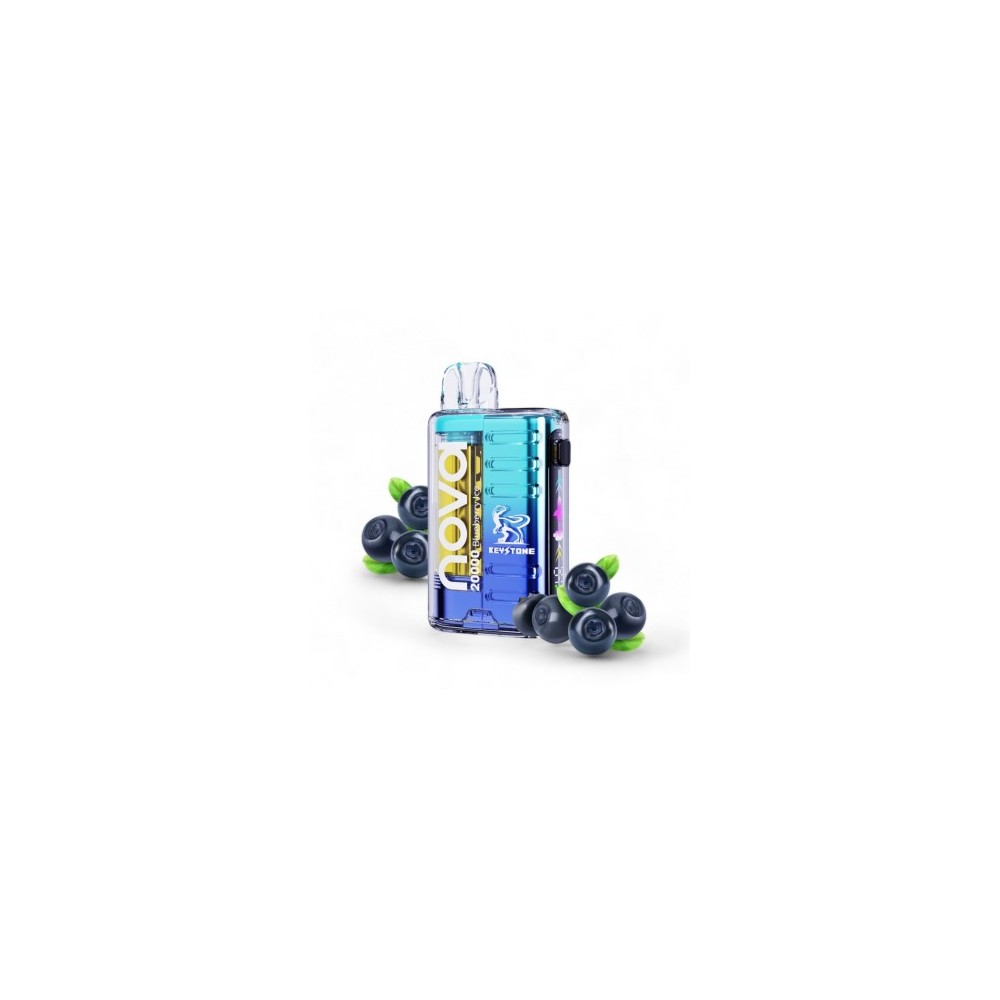 VAPORIZADOR DESECHABLE NOVA 20000 ZERO BLUEBERRY ICE-KEYSTONE