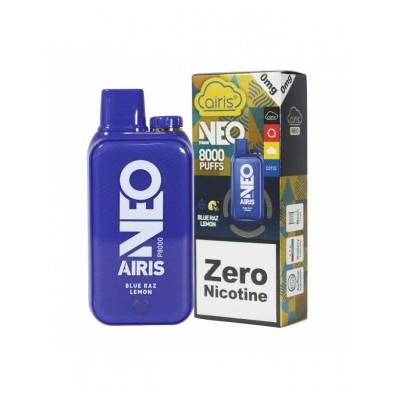 VAPORIZADOR AIRIS NEO P8000 BLUE RAZ LEMON 5%-VAPORIZADOR AIRISTECH