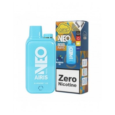 VAPORIZADOR AIRIS NEO P8000 BLUEBERRY ICE 5%-VAPORIZADOR AIRISTECH