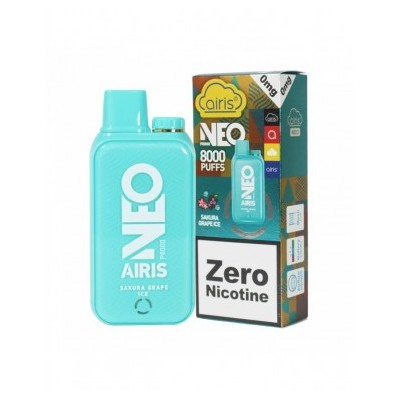 VAPORIZADOR AIRIS NEO P8000 SAKURA GRAPE ICE 5%-VAPORIZADOR AIRISTECH