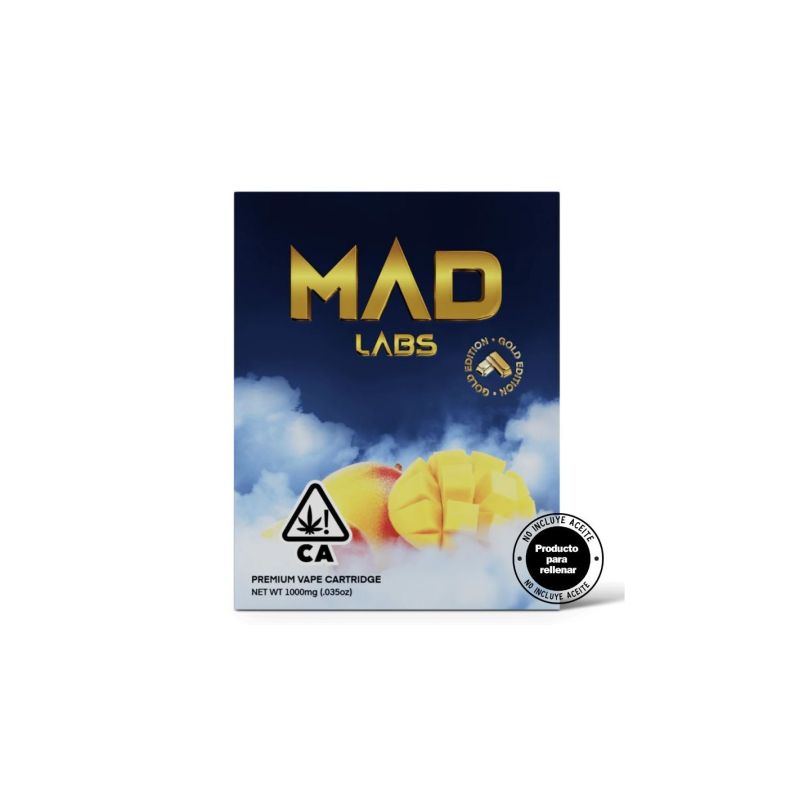 Mad Labs Cartridge 0.8ml - Mango Kush - Indica (Vacío)