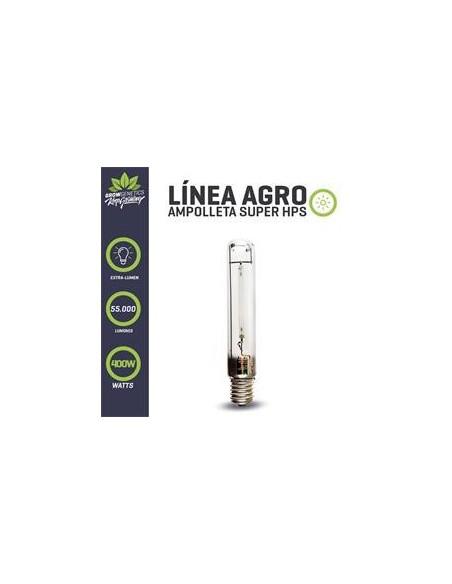 Ampolleta Sodio 400W Extra Lumen Grow Genetics