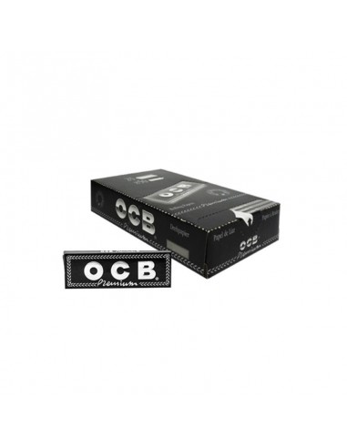 Papelillo OCB Negro premium 1 1/4 - Caja 25 und