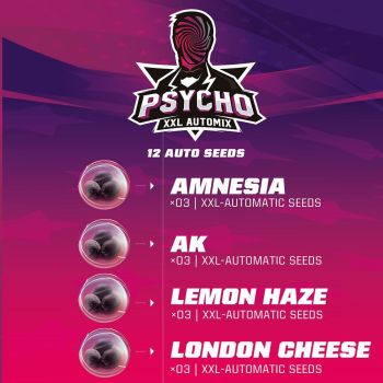 Psycho XXL Automix X12 - BSF Seeds